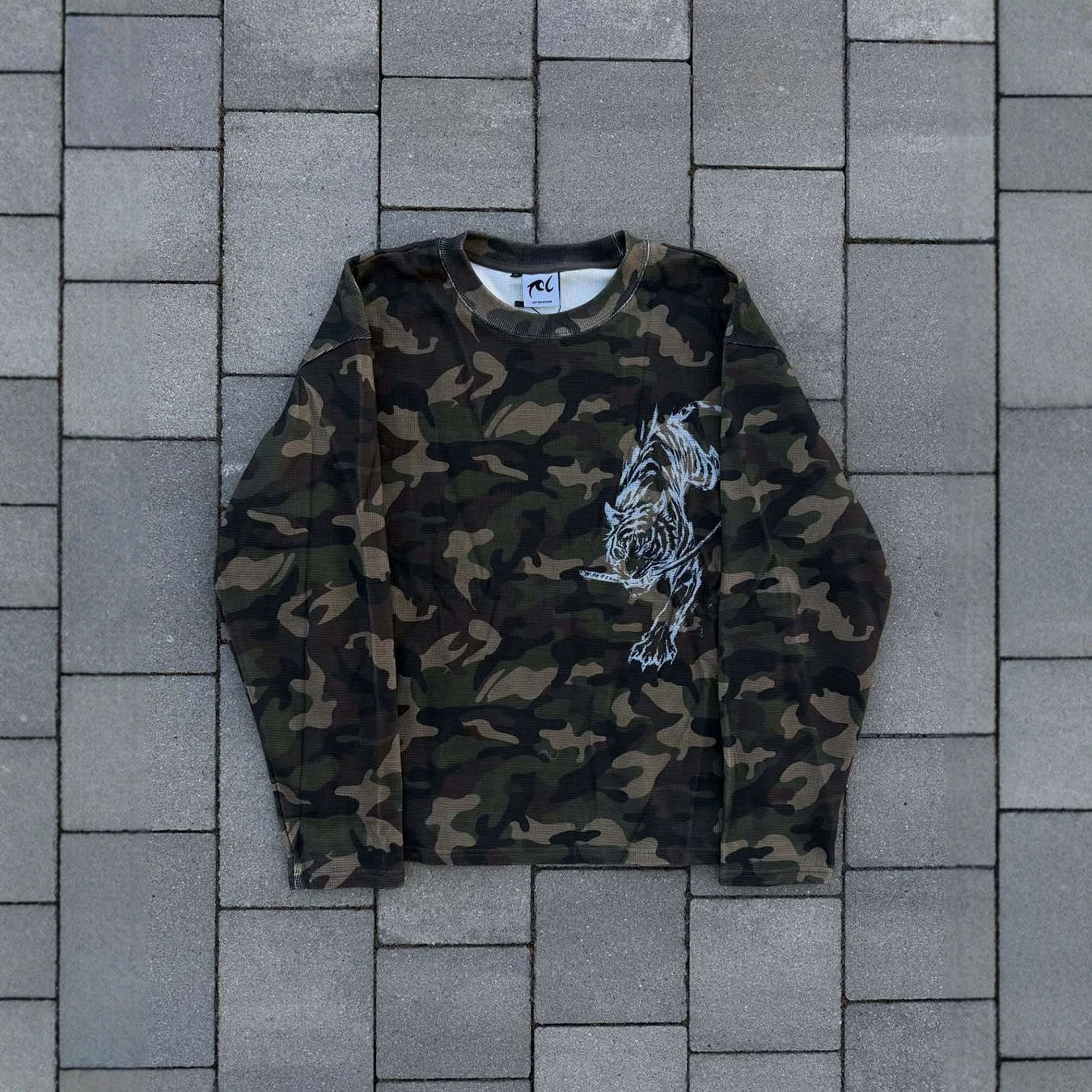 Men'S Fashion T Shirts - Autumn and Winter High Street Camouflage