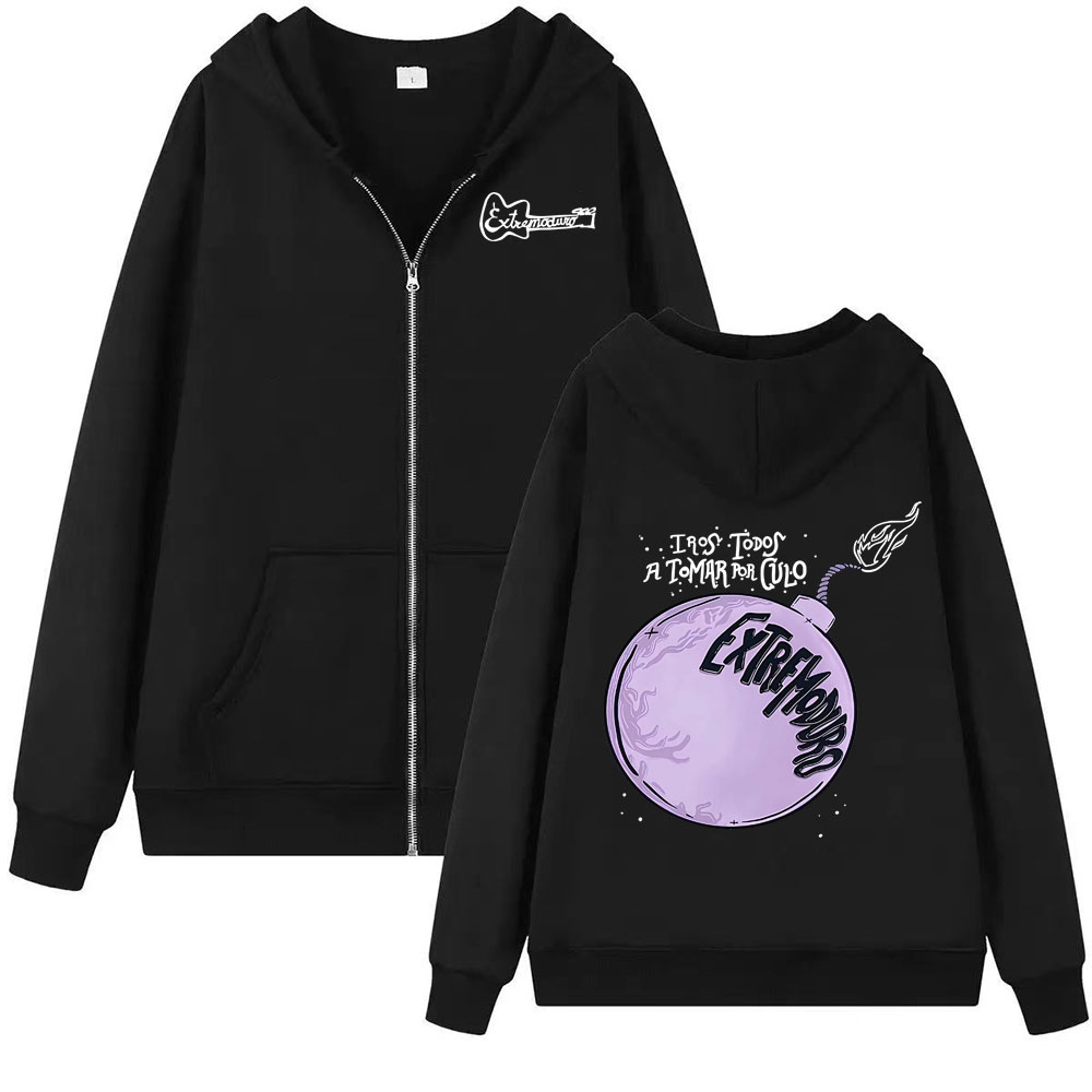 Band Extremoduro Album 2026 To - огляд і ціна Mens Fashion Zip Up Hoodies