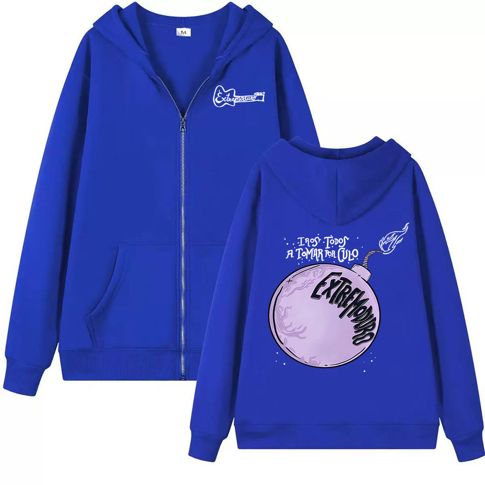 Band Extremoduro Album 2026 To - огляд і ціна Mens Fashion Zip Up Hoodies