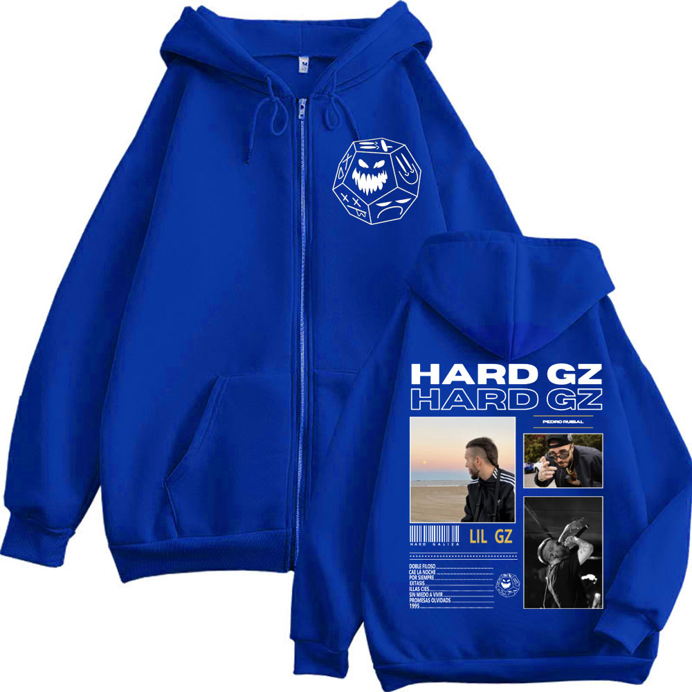 Rapper HARD GZ Tour 2025 Zippe - огляд і ціна Mens Fashion Zip Up Hoodies