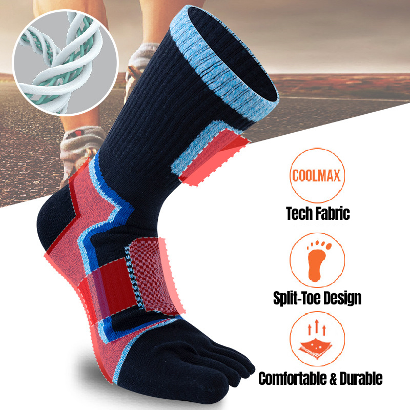 1/3/5 Pairs Toe Sport Short So - огляд і ціна Socks Ankle Men